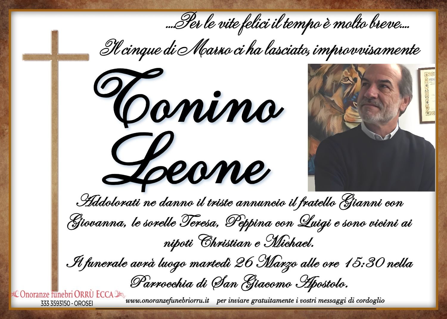 MANIFESTO Tonino Leone