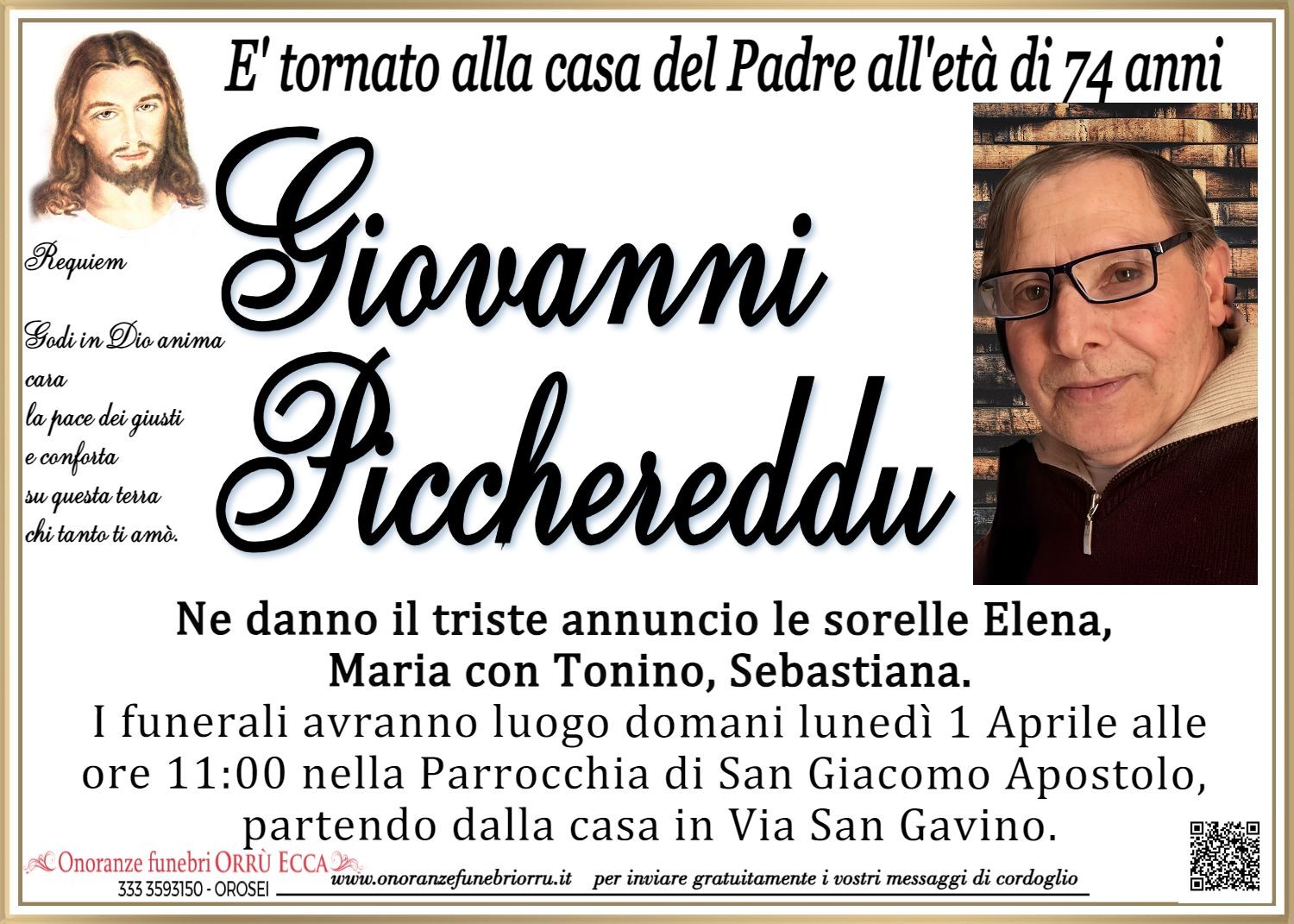 MANIFESTO Giovanni Picchereddu