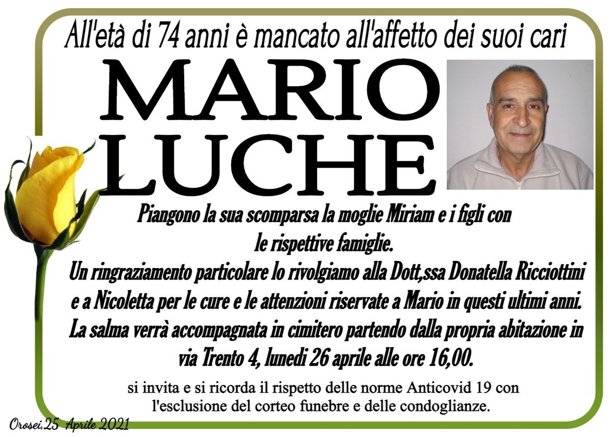 MANIFESTO Mario Luche