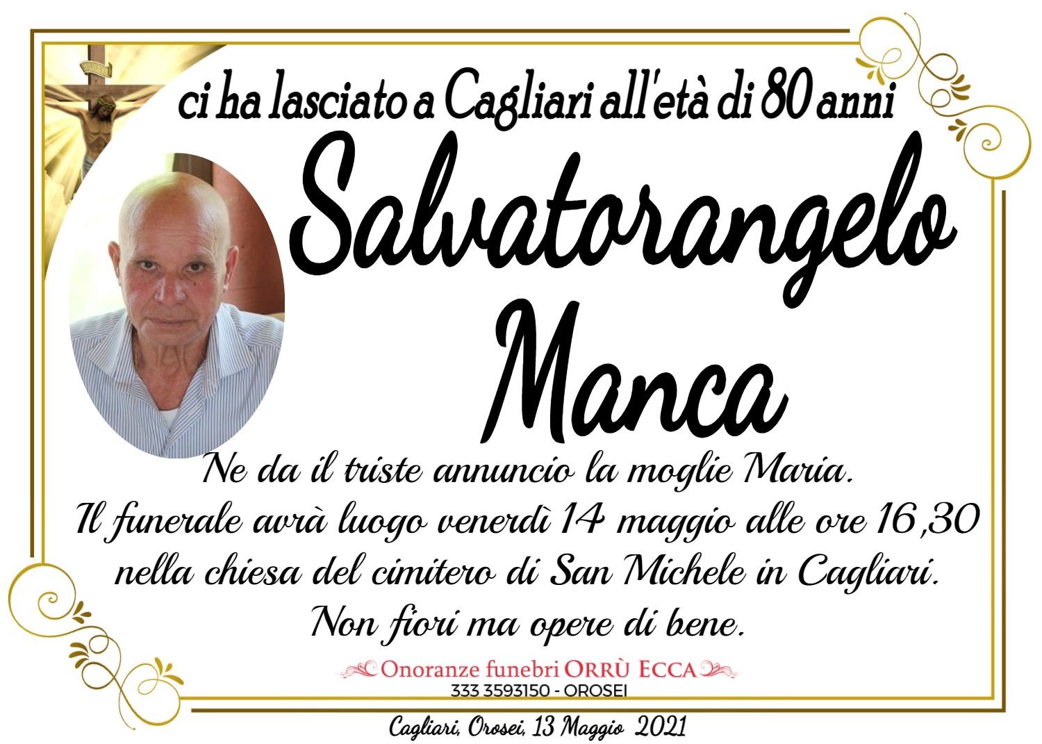 MANIFESTO Salvatorangelo Manca