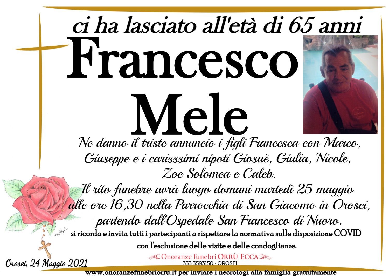 MANIFESTO Mele Francesco