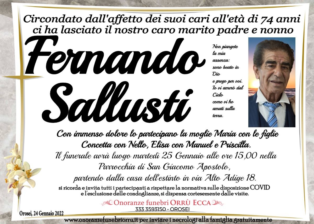 MANIFESTO Fernando Sallusti